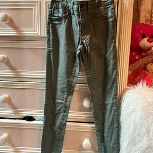 Olive Green Skinny Pants